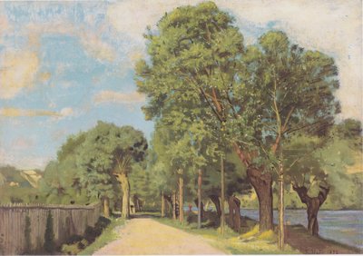 Landscape at the Jonction near Geneva by Ferdinand Hodler